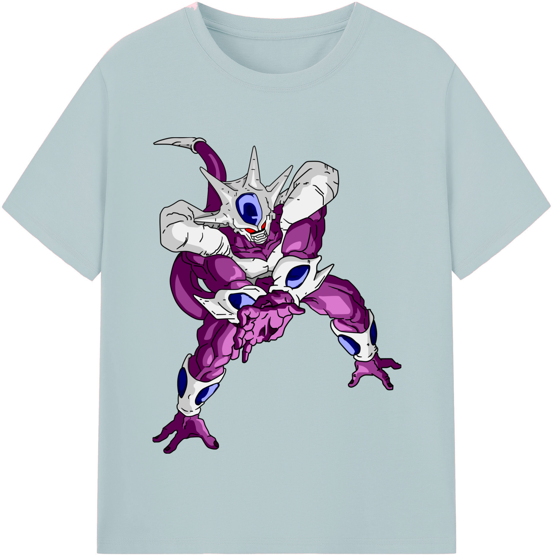 （画像用） ドラゴンボール クウラ DRAGON BALL Cooler Coora 綿100％半袖Tシャツ（フロントプリント）